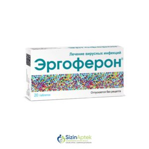 Erqoferon N20 Эргоферон N20 Tərkibi: Qamma insan interferonuna affin, təmizlənmiş, anticisimlər, Histaminə affin, təmizlənmiş, anticisimlər, CD4 ə, affin, təmizlənmiş, anticisimlər Farmakoloji Təsiri: İmmunomoduləedici Vahidi: TAB İstehsalcı Ölkə: RUSİYA [  Erqoferon qiymet catdirilma / qiyməti çatdırılma Baku /  aptek onlayn online  ]