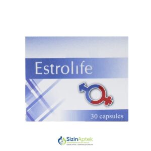 Estrolife N30 Эстролайф N30 Tərkibi: Brokkoli ekstraktı Ərküdə tozu E vitamini Vahidi: KAPS İstehsalcı Ölkə: TÜRKİYƏ Təsiredicinin miqdarı: Brokkoli ekstraktı  100 mq  Ərküdə tozu  20 mq  E vitamini  20 mq  [  Estrolife qiymet catdirilma / qiyməti çatdırılma Baku /  aptek onlayn online  ]