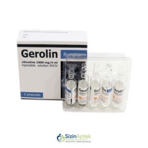 Gerolin 1000 mq/4 ml N5 Геролин 1000 мг/4 мл N5 Tərkibi: Sitixolin Farmakoloji Təsiri: Nootrop, neyrometabolik Vahidi: AMP İstehsalcı Ölkə: RUMINİYA Təsiredicinin miqdarı: Sitixolin  250 mq/ml [  Gerolin qiymet catdirilma / qiyməti çatdırılma Baku /  aptek onlayn online  ]