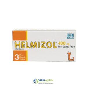 Helmizol 400 mq N3 Гельмизол 400 мг N3 Tərkibi: Albendazol Farmakoloji Təsiri: Antihelmint, parazit əleyhinə Vahidi: TAB İstehsalcı Ölkə: Türkiyə İstehsalcı Firma: Biofarma Təsiredicinin miqdarı: Albendazol  400 mq [  Helmizol qiymet catdirilma / qiyməti çatdırılma Baku /  aptek onlayn online  ]
