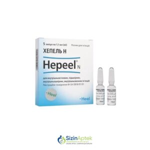 Hepeel N5 Хепел N5 Farmakoloji Təsiri: Homeopatik Vahidi: AMP İstehsalcı Ölkə: GER [  Hepeel qiymet catdirilma / qiyməti çatdırılma Baku /  aptek onlayn online  ]
