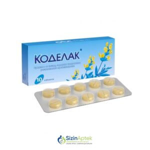 Kodelak N10 Коделак N10 Tərkibi: Kodein Lanset termopsis otu Natrium hidrokarbonat Biyan kökü Farmakoloji Təsiri: Bəlğəmgətirici , öskürək əleyhinə Vahidi: TAB İstehsalcı Ölkə: RUSİYA Təsiredicinin miqdarı: Kodein  8 mq Lanset termopsis otu  20 mq Natrium hidrokarbonat  200 mq Biyan kökü  200 mq [  Kodelak qiymet catdirilma / qiyməti çatdırılma Baku /  aptek onlayn online  ]