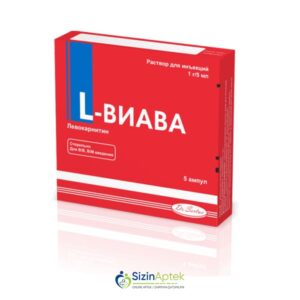 L-viava 1 q/5 ml N5 Л-виава 1 г/5 мл N5 Tərkibi: Levokarnitin Farmakoloji Təsiri: Metabolik Vahidi: AMP İstehsalcı Ölkə: TÜRKİYƏ Təsiredicinin miqdarı: Levokarnitin  200 mq/ml  [  L-viava qiymet catdirilma / qiyməti çatdırılma Baku /  aptek onlayn online  ]