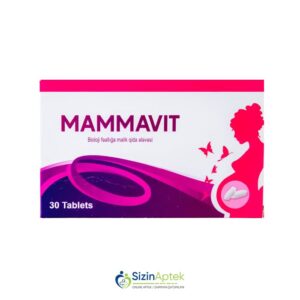 Mammavit N30 Маммавит N30 Tərkibi: Kalsium Maqnezium C vitamini E vitamini Dəmir Nikotinamid Sink B5 vitamini B6 vitamini Beta karotin B2 vitamini B1 vitamini Fol turşusu Yod Biotin D3 vitamini B12 vitamini Farmakoloji Təsiri: Polivitamin, mineral Vahidi: TAB İstehsalcı Ölkə: TÜRKİYƏ [  Mammavit qiymet catdirilma / qiyməti çatdırılma Baku /  aptek onlayn online  ]