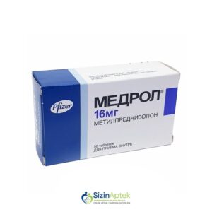 Medrol 16 mq N50 Медрол 16 мг N50 Tərkibi: Metilprednizolon Farmakoloji Təsiri: Qlükokortikosteroid Vahidi: KAPS İstehsalcı Ölkə: İTALİYA Təsiredicinin miqdarı: Metilprednizolon  16 mq [  Medrol qiymet catdirilma / qiyməti çatdırılma Baku /  aptek onlayn online  ]