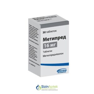 Metipred 16 mq N30 Метипред 16 мг N30 Tərkibi: Metilprednizolon Farmakoloji Təsiri: İltihab əleyhinə, immunodepressiv, allergiya əleyhinə Vahidi: TAB İstehsalcı Ölkə: FİNLANDİYA Təsiredicinin miqdarı: Metilprednizolon  16 mq [  Metipred qiymet catdirilma / qiyməti çatdırılma Baku /  aptek onlayn online  ]