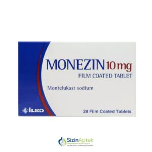 Monezin 10 mq N28 Монезин 10 мг N28 Tərkibi: Natrium montelukast Farmakoloji Təsiri: Bronxolitik Vahidi: TAB İstehsalcı Ölkə: TÜRKİYƏ İstehsalcı Firma: İlko Təsiredicinin miqdarı: Natrium montelukast  10 mq [  Monezin qiymet catdirilma / qiyməti çatdırılma Baku /  aptek onlayn online  ]