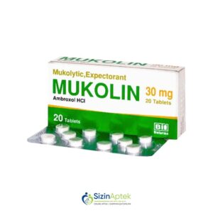 Mukolin 30 mq N20 Муколин 30 мг N20 Tərkibi: Ambroksol Farmakoloji Təsiri: Bəlğəmgətirici, mukolitik Vahidi: TAB İstehsalcı Ölkə: Türkiyə İstehsalcı Firma: Biofarma Təsiredicinin miqdarı: Ambroksol  30 mq [  Mukolin qiymet catdirilma / qiyməti çatdırılma Baku /  aptek onlayn online  ]