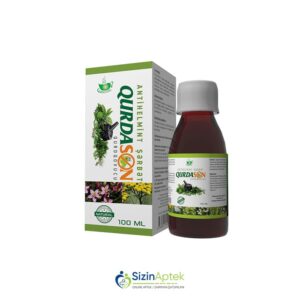 Gurdason 100 ml Qurdason 100 ml Qurdason Şərbəti Tərkibi (100 ml): Adi dağtərxunu (Tanacetum vulgare) çiçəyinin duru eks­traktı – 18,6 ml; adi boymadərən (Achillea millefolium) otunun duru ekstraktı – 9,3 ml; aptek çobanyastığı (Chamomilla recutita) çiçəyinin duru ekstraktı – 5,81 ml; çətirli isitməotu (qızılçətir) (Centaurium umbellatum) otunun duru ekstraktı – 5,81 ml; şişyarpaq səna (Cassia senna) yarpağının duru ekstraktı – 5,81 ml.[  Qurdason qiymet catdirilma / qiyməti çatdırılma Baku /  aptek onlayn online  ]
