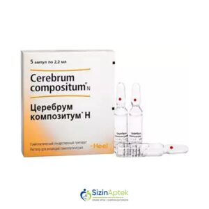 Serebrum kompozitum 2 ml N5 Церебрум композитум 2 мл N5 Farmakoloji Təsiri: Homeopatik Vahidi: AMP İstehsalcı Ölkə: GER [  Serebrum qiymet catdirilma / qiyməti çatdırılma Baku /  aptek onlayn online  ]