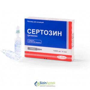 Sertozin 1000 mq/4 ml N5 Сертозин 1000 мг/4 мл N5 Tərkibi: Sitikolin Farmakoloji Təsiri: Psixostimulyator və nootrop təsir Vahidi: AMP İstehsalcı Ölkə: TÜRKİYƏ Təsiredicinin miqdarı: Sitikolin  1000 mq [  Sertozin qiymet catdirilma / qiyməti çatdırılma Baku /  aptek onlayn online  ]