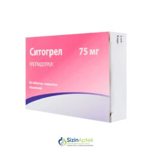 Sitoqrel 75 mq N28 Sitogrel Ситогрел 75 мг N28 Tərkibi: Klopidoqrel Farmakoloji Təsiri: Antiaqreqant Vahidi: TAB İstehsalcı Ölkə: GER İstehsalcı Firma: Pharmathen Təsiredicinin miqdarı: Klopidoqrel   75 mq [  Sitoqrel qiymet catdirilma / qiyməti çatdırılma Baku /  aptek onlayn online  ]