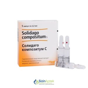 Solidaqo kompozitum 2.2 ml N5 Солидаго композитум 2.2 мл N5 Farmakoloji Təsiri: Homeopatik Vahidi: AMP İstehsalcı Ölkə: GER [  Solidaqo qiymet catdirilma / qiyməti çatdırılma Baku /  aptek onlayn online  ]