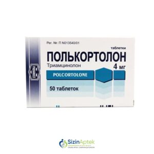 Polkortolon 4 mq N50 Полькортолон 4 мг N50 Tərkibi: Triamsinolon Farmakoloji Təsiri: Iltihab əleyhinə, qlükokortikosteroid Vahidi: TAB İstehsalcı Ölkə: POLŞA Təsiredicinin miqdarı: Triamsinolon  4 mq  [  Polkortolon qiymet catdirilma / qiyməti çatdırılma Baku /  aptek onlayn online  ]