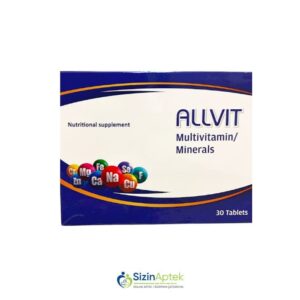 Allvit N30 Аллвит N30 Vitamin mineral kompleksi [  Allvit qiymet catdirilma / qiyməti çatdırılma Baku /  aptek onlayn online  ]