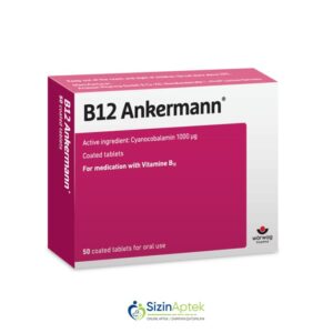 B12 Ankermann 1000 mkq N50 B12 Анкерманн 1000 мкг N50 Tərkibi: B12 vitamini Farmakoloji Təsiri: Vitamin Vahidi: TAB İstehsalcı Ölkə: Almaniya Təsiredicinin miqdarı: B12 vitamini  1000 mkq [  Ankermann qiymet catdirilma / qiyməti çatdırılma Baku /  aptek onlayn online  ]