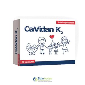 CaVidan K2 N30 Tərkibi: Kalsium fosfat, D3 vitamini, K2 vitamini, Sink sitrat Farmakoloji Təsiri: Polivitamin, mineral Vahidi: KAPS İstehsalcı Ölkə: LATVİYA Təsiredicinin miqdarı: Kalsium fosfat  500 mq  D3 vitamini  10 mkq K2 vitamini  25 mkqSink sitrat  16 mq [  CaVidan qiymet catdirilma / qiyməti çatdırılma Baku /  aptek onlayn online  ]