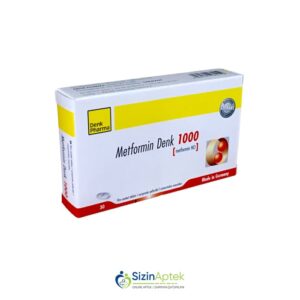 Metformin-Denk 1000mq N30 Tərkibi: Metformin Farmakoloji Təsiri: Hipoqlikemik Vahidi: TAB İstehsalcı Ölkə: ALMANIYA Təsiredicinin miqdarı:  Metformin  1000mq [  Metformin qiymet catdirilma / qiyməti çatdırılma Baku /  aptek onlayn online  ]