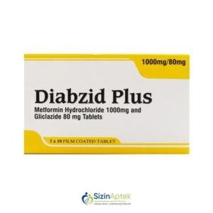 Diabzid Plus N10 Tərkibi: Metformin hidroxlorid Qliklazid Farmakoloji Təsiri: Hipoqlikemik Vahidi: TAB İstehsalcı Ölkə: HİNDİSTAN Təsiredicinin miqdarı: Metformin hidroxlorid  1000 mq Qliklazid  80 mq [  Diabzid qiymet catdirilma / qiyməti çatdırılma Baku /  aptek onlayn online  ]