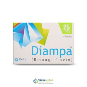 Diampa 25 mq N14  Tərkibi: Empagliflozin  Farmakoloji Təsiri:  Hipoqlikemik Vahidi:  TAB  İstehsalcı Ölkə:  PAKİSTAN  Təsiredicinin miqdarı:  Empagliflozin  25 mq  [  Diampa qiymet catdirilma / qiyməti çatdırılma Baku /  aptek onlayn online  ]