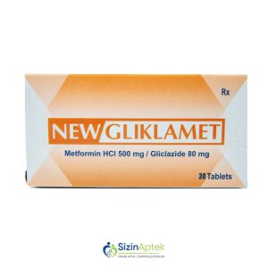 Nyu Qliklamet N30 (New Gliklamet) Tərkibi: Metformin hidroxlorid, Qliklazid Farmakoloji Təsiri: Hipoqlikemik Vahidi: TAB İstehsalcı Ölkə: Koreya Təsiredicinin miqdarı: Metformin hidroxlorid  500 mq Qliklazid  80 mq [  Gliklamet qiymet catdirilma / qiyməti çatdırılma Baku /  aptek onlayn online  ]