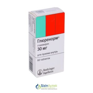 Qlürenorm 30 mq N60 Tərkibi: Qlikvidon Farmakoloji Təsiri: Hipoqlikemik Vahidi: TAB İstehsalcı Ölkə: GER Təsiredicinin miqdarı: Qlikvidon  30 mq [  Qlürenorm qiymet catdirilma / qiyməti çatdırılma Baku /  aptek onlayn online  ]