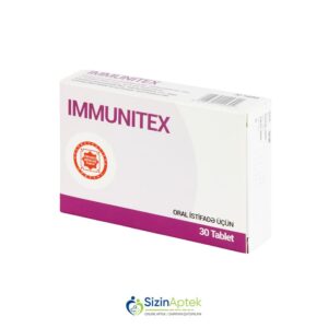 İmmuniteks N30 (İmmunitex) Tərkibi: Beta karotin, E vitamini, Selen, Sink, C vitamini, Exinaseya ekstraktı Farmakoloji Təsiri: Immunostimuləedici Vahidi: TAB İstehsalcı Ölkə: İtaliya [  İmmuniteks qiymet catdirilma / qiyməti çatdırılma Baku /  aptek onlayn online  ]