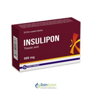 Insulipon 600 mq N30 Tərkibi: Tioktasid turşusu Farmakoloji Təsiri: Metabolik Vahidi: ADET İstehsalcı Ölkə: TÜRKİYƏ Təsiredicinin miqdarı: Tioktasid turşusu  600 mq  [  Insulipon qiymet catdirilma / qiyməti çatdırılma Baku /  aptek onlayn online  ]