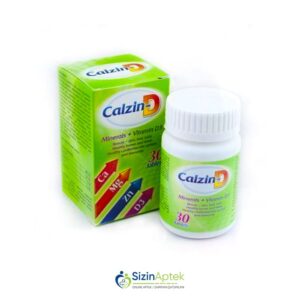 Kalzin-D N30 Calzin-D Kalsin D Tərkibi: Kalsium karbonat, Maqnezium oksid Sink qlükonat Xolekalsiferol Farmakoloji Təsiri: Kalsium - fosfor mübadiləsini tənzimləyən Vahidi: TAB İstehsalcı Ölkə: TÜRKİYƏ [  Kalzin qiymet catdirilma / qiyməti çatdırılma Baku /  aptek onlayn online  ]