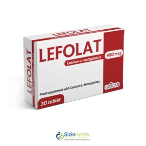 Lefolat N30 Tərkibi: Kalsium L metilfolat Vahidi: TAB İstehsalcı Ölkə: ITA Təsiredicinin miqdarı: Kalsium-L-metilfolat  400 mkq  [  Lefolat qiymet catdirilma / qiyməti çatdırılma Baku /  aptek onlayn online  ]