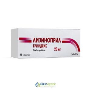 Lizinopril Qrindeks 20 mq N28 (Lisinoprilum Grindex) Tərkibi: Lizinopril Farmakoloji Təsiri: Hipotenziv, kardioprotektiv Vahidi: TAB İstehsalcı Ölkə: Latviya İstehsalcı Firma: Grindex Təsiredicinin  miqdarı: Lizinopril  20 mq [  Lizinopril qiymet catdirilma /  qiyməti çatdırılma Baku /  aptek onlayn online  ]