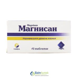 Maqnisan N40 Магнисан N40 Tərkibi: Maqnezium oksid B6  vitamini Farmakoloji Təsiri: Maqnezium çatışmazlığını bərpaedici Vahidi: TAB İstehsalcı Ölkə: BELARUS Təsiredicinin miqdarı: Maqnezium oksid  105 mq B6 vitamini  6.2 mq [  Maqnisan qiymet catdirilma / qiyməti çatdırılma Baku /  aptek onlayn online  ]
