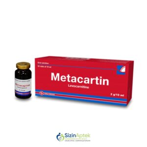 Metakartin 10 ml N10 Tərkibi: Levokarnitin Farmakoloji Təsiri: Аnabolik, antihipoksik, antitiroid, yağ mübadiləsini stimullaşdırıcı Vahidi: FL İstehsalcı Ölkə: TÜRKİYƏ İstehsalcı Firma: World Medicine Təsiredicinin miqdarı:  Levokarnitin  2 q/ 10 ml [  Metakartin qiymet catdirilma / qiyməti çatdırılma Baku /  aptek onlayn online  ]