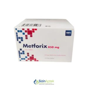 Metforiks 850 mq N100 Tərkibi: Metformin hidroxlorid Farmakoloji Təsiri: Hipoqlikemik Vahidi: TAB İstehsalcı Ölkə: TÜRKİYƏ İstehsalcı Firma: Vefa Təsiredicinin miqdarı: Metformin hidroxlorid 850mq [  Metforiks qiymet catdirilma / qiyməti çatdırılma Baku /  aptek onlayn online  ]
