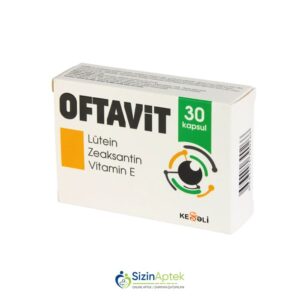 Oftavit N30 Офтавит N30 Tərkibi: E vitamini Lütein Zeaksantin Farmakoloji Təsiri: Oftalmoprotektor Vahidi: KAPS İstehsalcı Ölkə: TÜRKİYƏ [  Oftavit qiymet catdirilma / qiyməti çatdırılma Baku /  aptek onlayn online  ]
