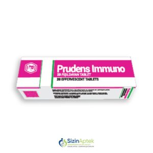 Prudens İmmuno N20 (fışıldayan tabletlər) Tərkibi: Exinaseya ekstraktı Sink C vitamini Selen Gəndəlaş ekstraktı Vahidi: TAB İstehsalcı Ölkə: POLŞA Təsiredicinin miqdarı: Exinaseya ekstraktı  200 mq  Sink  25 mq  C vitamini  500 mq  Selen  150 mkq Gəndəlaş ekstraktı  200 mq [  Prudens qiymet catdirilma / qiyməti çatdırılma Baku /  aptek onlayn online  ]