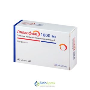 Qlükofaj 1000 mq N60 Tərkibi: Metformin hidroxlorid Farmakoloji Təsiri: Hipoqlikemik vasitə Vahidi: TAB İstehsalcı Ölkə: Fransa İstehsalcı Firma: Merck Təsiredicinin miqdarı: Metformin hidroxlorid  1000 mq [  Qlükofaj qiymet catdirilma / qiyməti çatdırılma Baku /  aptek onlayn online  ]