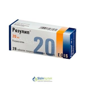 Rozulip 20 mq N28 Tərkibi: Rosuvastatin Farmakoloji Təsiri: Hipolipidemik Vahidi: TAB İstehsalcı Ölkə: MACARISTAN İstehsalcı Firma: Egis Təsiredicinin miqdarı: Rosuvastatin  20 mq [  Rozulip qiymet catdirilma / qiyməti çatdırılma Baku /  aptek onlayn online  ]