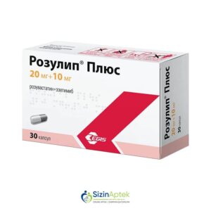 Rozulip plus 20 mq/10 mq N30 Tərkibi: Rosuvastatin Ezetimib Farmakoloji Təsiri: Hipolipidemik Vahidi: KAPS İstehsalcı Ölkə: MACARISTAN İstehsalcı Firma: Egis Təsiredicinin miqdarı: Rosuvastatin  20 mq Ezetimib  10 mq [  Rozulip qiymet catdirilma / qiyməti çatdırılma Baku /  aptek onlayn online  ]