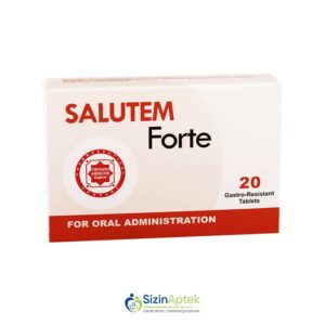 Salutem Forte N20 Tərkibi: Jenşen, Selen, Vitamin B1, Vitamin B2, Vitamin B12, Vitamin B6, Vitamin E, Vitamin C, Fol turşusu, Arı südü, Sink Vahidi: TAB İstehsalcı Ölkə: İtaliya [  Salutem qiymet catdirilma / qiyməti çatdırılma Baku /  aptek onlayn online  ]