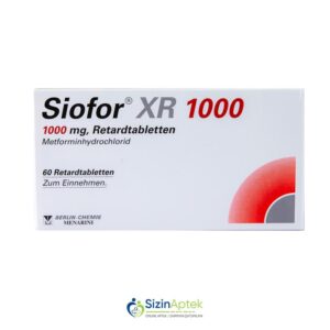 Siofor XR 1000 mq N60 Tərkibi: Metformin Farmakoloji Təsiri: Hipoqlikemik Vahidi: TAB İstehsalcı Ölkə: GER Təsiredicinin miqdarı: Metformin  1000 mq [ Siofor qiymet catdirilma / qiyməti çatdırılma Baku /  aptek onlayn online  ]