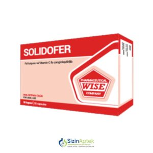 Solidofer N30 Tərkibi: Dəmir Fol turşusu C vitamini Farmakoloji Təsiri: Antianemik Vahidi: KAPS İstehsalcı Ölkə:  İtaliya [  Solidofer qiymet catdirilma / qiyməti çatdırılma Baku /  aptek onlayn online  ]