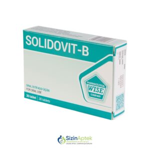Solidovit-B N30 Солидовит-B N30 Tərkibi: Vitamin B1 Vitamin B2 Vitamin B3 Vitamin B5 Vitamin B6 Vitamin B9 Vitamin B12 Vitamin H Vahidi: TAB İstehsalcı Ölkə: İtaliya İstehsalcı Firma: Gricar [  Solidovit qiymet catdirilma / qiyməti çatdırılma Baku /  aptek onlayn online  ]