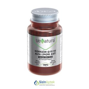 CoQ-10 Koenzim Q10 – VeNatura 60  [  VeNatura qiymet catdirilma / qiyməti çatdırılma Baku /  aptek onlayn online  ]