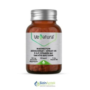 Venatura Maqnezium (bisqlisinat + sitrat) və B6 vitamini Tərkibi: Maqnezium B6 vitamini Vahidi: KAPS İstehsalcı Ölkə: Türkiyə Təsiredicinin miqdarı: Maqnezium  140 mq B6 vitamini   5 mq  [  Venatura qiymet catdirilma / qiyməti çatdırılma Baku /  aptek onlayn online  ]