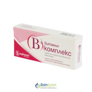 Vitamin B Kompleks N20 Витамин В Комплекс N20 Tərkibi: B1 vitamini B2 vitamini B6 vitamini PP vitamini Farmakoloji Təsiri: Polivitamin Vahidi: TAB İstehsalcı Ölkə: Bolqarıstan [  Vitamin qiymet catdirilma / qiyməti çatdırılma Baku /  aptek onlayn online  ]