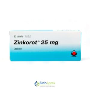 Zinkorot 25 mq N20 Зинкорот 25 мг N20 Tərkibi: Sink Farmakoloji Təsiri: Mineral Vahidi: TAB İstehsalcı Ölkə: Almaniya Təsiredicinin miqdarı: Sink  25 mq  [  Zinkorot qiymet catdirilma / qiyməti çatdırılma Baku /  aptek onlayn online  ]