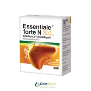 Essensiale Forte N N30 Tərkibi: Soya paxlasının fosfolipidləri Farmakoloji Təsiri: Hepatoprotektor Vahidi: KAPS İstehsalcı Ölkə: Almaniya İstehsalcı Firma: Sanofi Aventis Təsiredicinin miqdarı : Soya paxlasının fosfolipidləri 300 mq [ Essensiale qiymet catdirilma / qiyməti çatdırılma Baku / aptek onlayn online ]