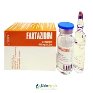 Faktazidim 500 mq N1 Tərkibi: Seftazidim Farmakoloji Təsiri: Antibakterial Vahidi: AMP İstehsalcı Ölkə: İTALİYA Təsiredicinin miqdarı : Seftazidim - 500 mq [ Faktazidim qiymet catdirilma / qiyməti çatdırılma Baku / aptek onlayn online ]