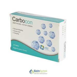 Karbokon N20 Tərkibi: Simetikon Aktivləşdirilmiş kömür Farmakoloji Təsiri: Köp əleyhinə Vahidi: TAB İstehsalcı Ölkə: İTALİYA Təsiredicinin miqdarı: Simetikon  50 mq Aktivləşdirilmiş kömür  300 mq [  Karbokon qiymet catdirilma / qiyməti çatdırılma Baku /  aptek onlayn online  ]